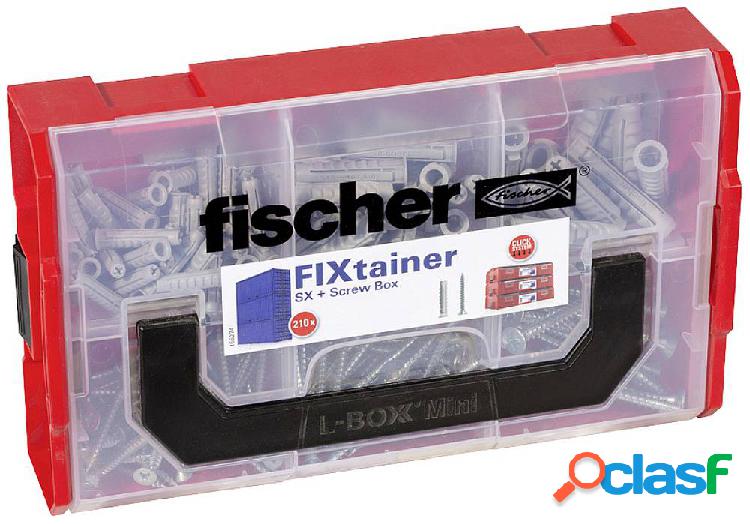 Fischer FIXtainer - SX Assortimento tasselli 534084 210 pz.