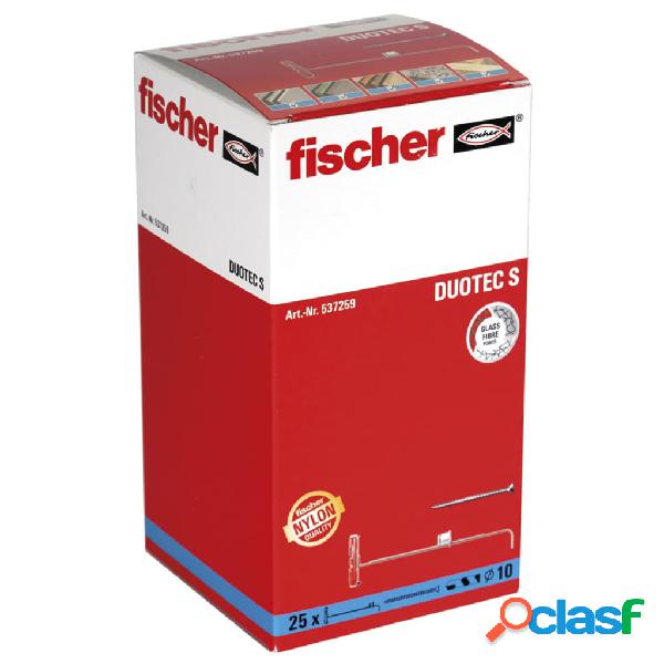 Fischer Set Fissaggi Flessibili in Nylon DUOTEC 10 S 25 pz
