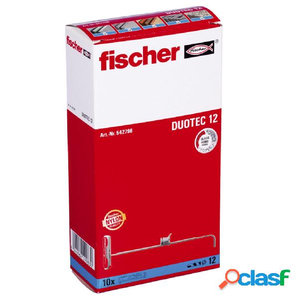 Fischer Set Fissaggi Flessibili in Nylon DUOTEC 12 10 pz