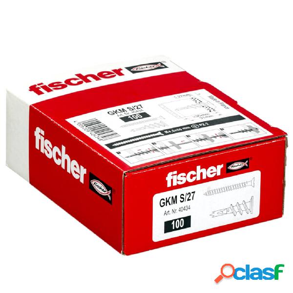 Fischer Set Fissaggio per Cartongesso in Metallo con Viti