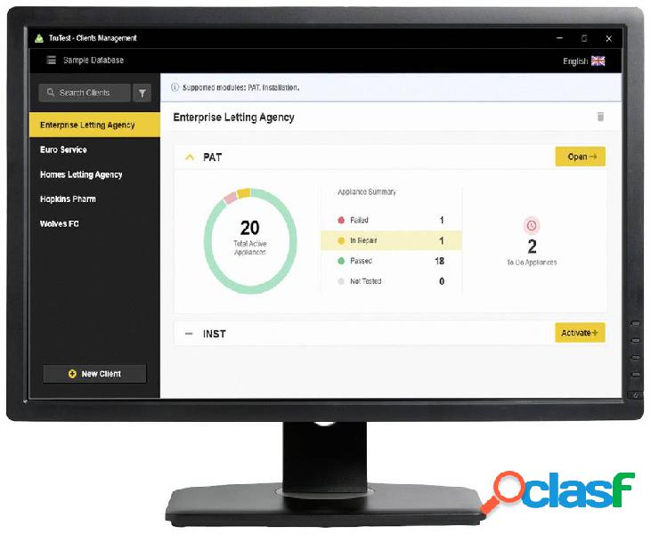 Fluke FLK-TRUTEST-CD Software misurazione