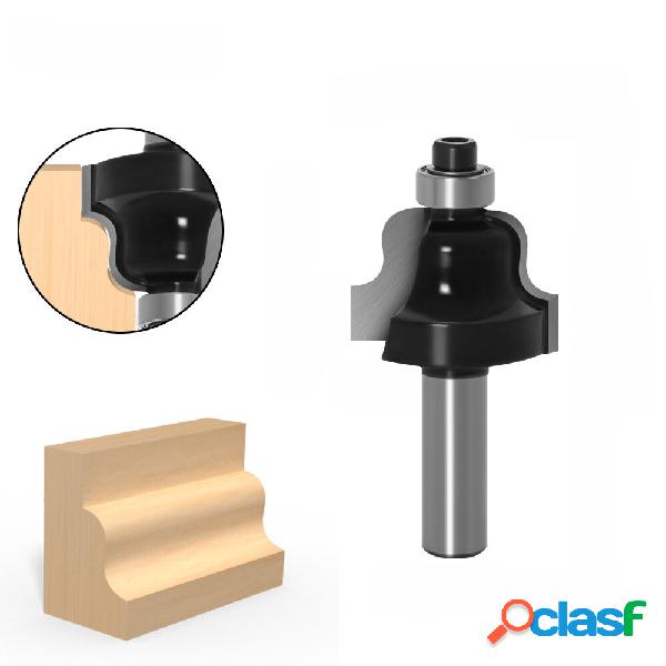 Fresa per fresa romana con gambo da 8 mm con cuscinetto