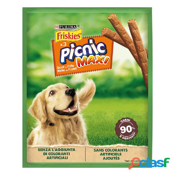 Friskies Picnic Maxi 3x Snack per cani ricco in Pollo 45 gr