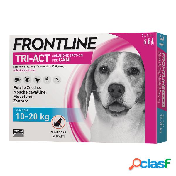 Frontline Tri-act 10-20 kg 3 pipette
