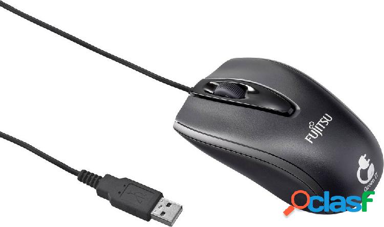 Fujitsu M440 Mouse USB Ottico Nero 2 Tasti 1000 dpi