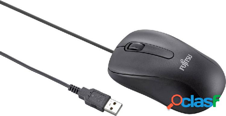 Fujitsu M520 Mouse USB Ottico Nero 3 Tasti 1000 dpi