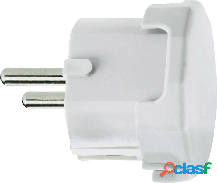 GAO 0403 Spina angolata di sicurezza Plastica 230 V Bianco