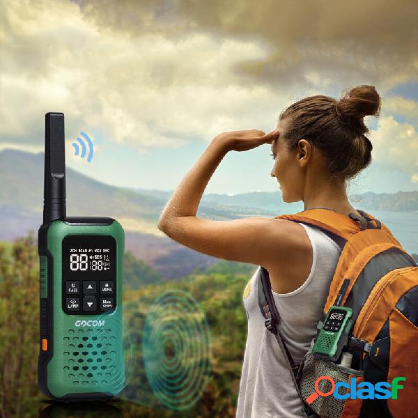 GOCOM G9 1 paio palmare IP67 walkie talkie impermeabili 16