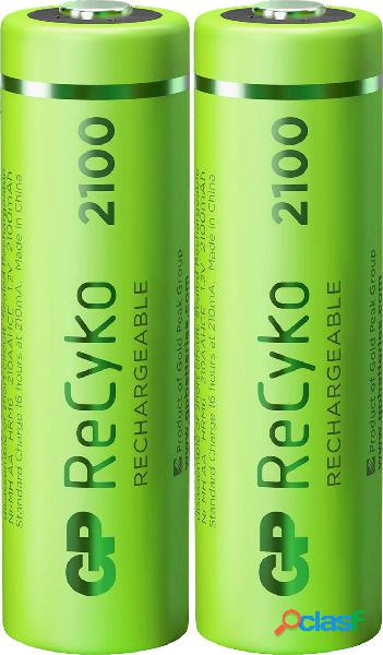 GP Batteries ReCyko+ HR06 Batteria ricaricabile Stilo (AA)