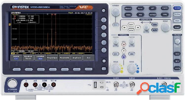 GW Instek MDO-2202EX Oscilloscopio digitale 200 MHz 1 Gsa/s