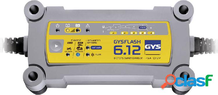 GYS GYSFLASH 6.12 029378 Caricatore automatico 12 V 6 A