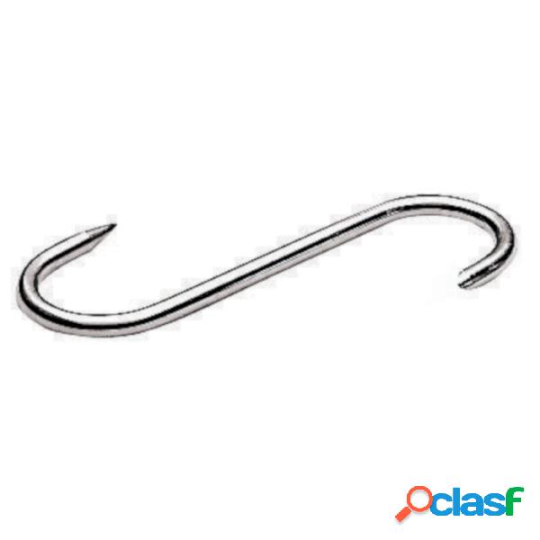 Gancio Fisso 1 Punta Cm18 Inox, peso 0,072 kg, set da 10