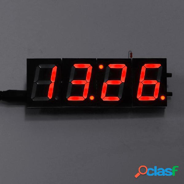 Geekcreit 4 cifre LED orologio elettronico temperatura