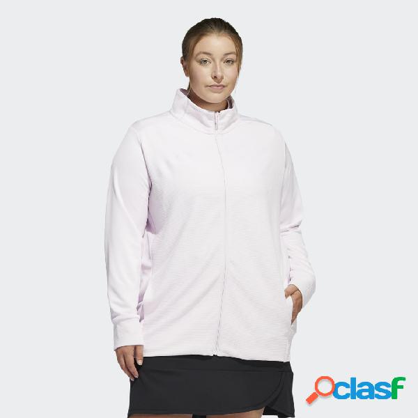 Giacca Textured Full-Zip (Curvy)