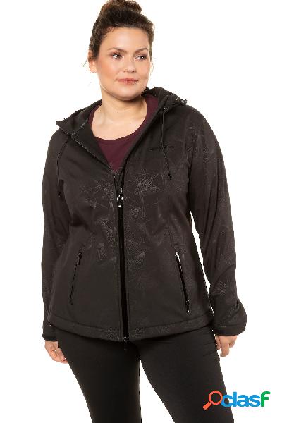 Giacca di softshell, linee sportive, fodera di pile, Donna,