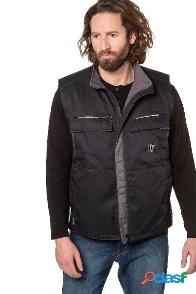 Gilet da lavoro JP1880, Uomo, Grigio, Taglia: 3XL,