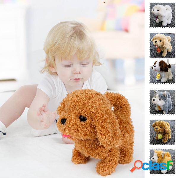 Giocattoli elettronici di peluche della bambola del cane