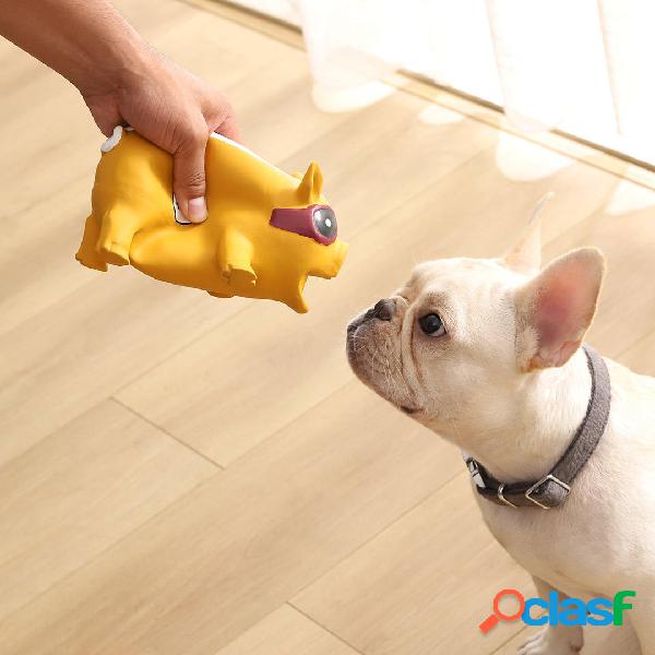 Giocattoli per cani Squeaky Squeeze Sound Toy Ball Training