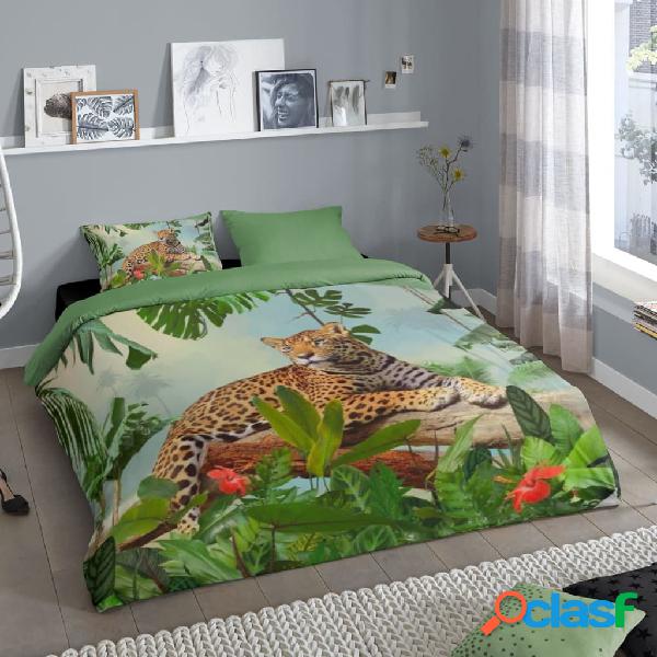 Good Morning Copripiumino JUNGLE 200x200/220 cm Multicolore