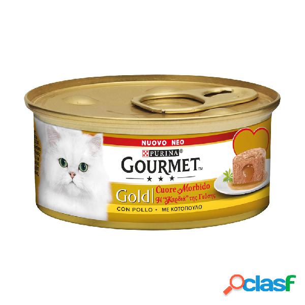 Gourmet Gold Cuore Morbido Cat Adult con Pollo 85 gr