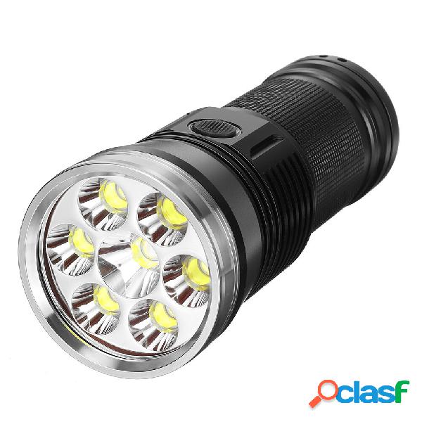 HAIKELITE HK07 XPH50.2 23000LM 6500K 7 LED Torcia Elettrica