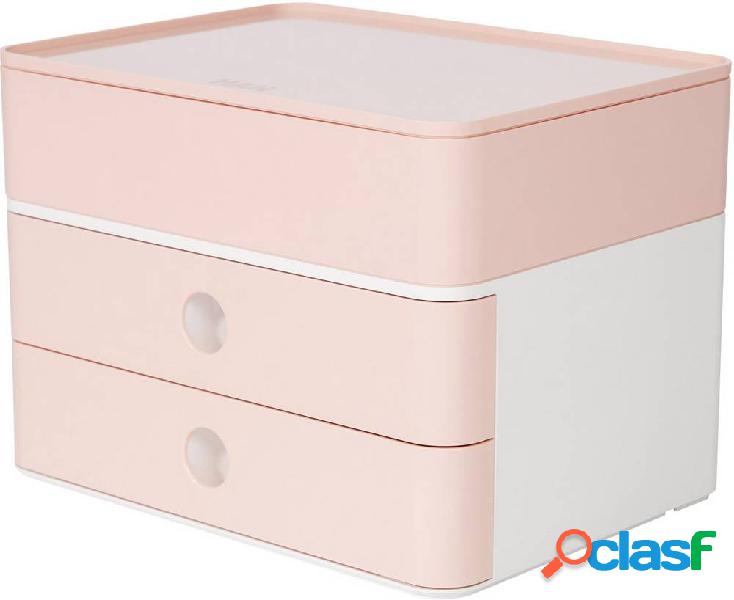 HAN SMART-BOX PLUS ALLISON 1100-86 Cassettiera Rosa, Bianco