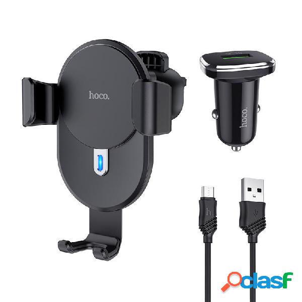 HOCO 3 in 1 10W Qi Caricatore wireless Presa daria Supporto