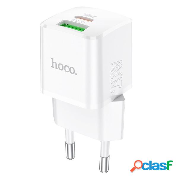 HOCO N20 PD20W Caricabatterie USB PD a 2 porte 20W USB-C