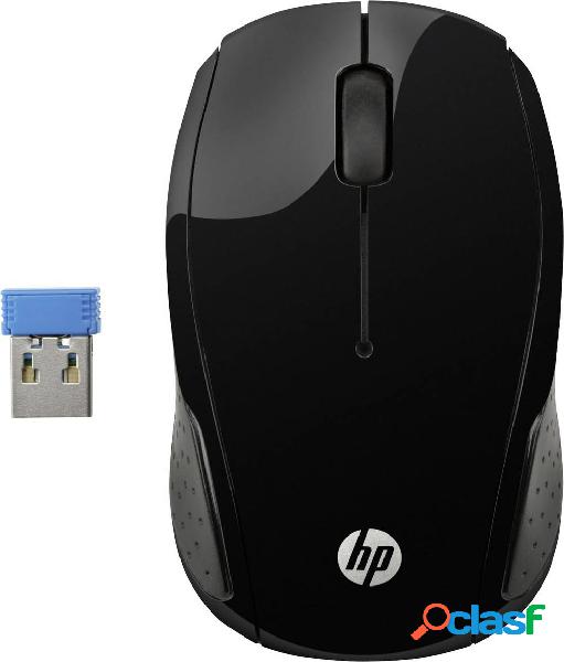 HP 220 Mouse wireless Senza fili (radio) Ottico Nero 3 Tasti