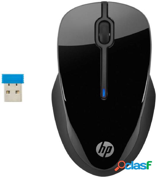 HP 250 Mouse wireless Senza fili (radio) Ottico Nero 3 Tasti