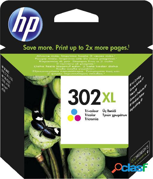 HP 302 XL Cartuccia dinchiostro Originale Ciano, Magenta,