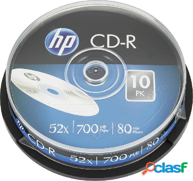 HP CRE00019 CD-R vergine 700 MB 10 pz. Torre