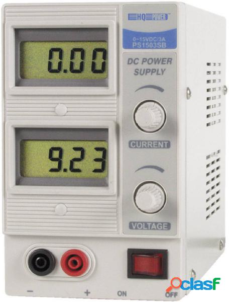 HQ Power HQ-power Alimentatore da laboratorio regolabile 0 -