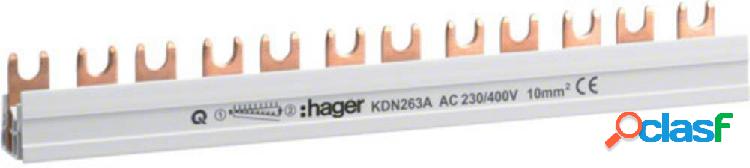 Hager KDN263A Guida di fase 63 A