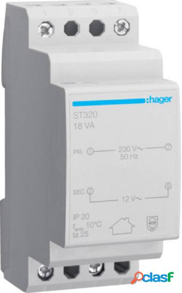 Hager ST320 Trasformatore di sicurezza 12 V 1.5 A