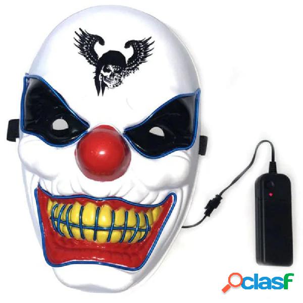 Halloween Clown LED Glow Maschera Materiale di consumo
