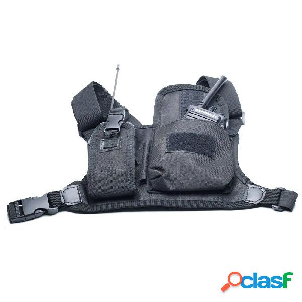 Harness Chest Front Pack Pouch Holster Carry Borsa per
