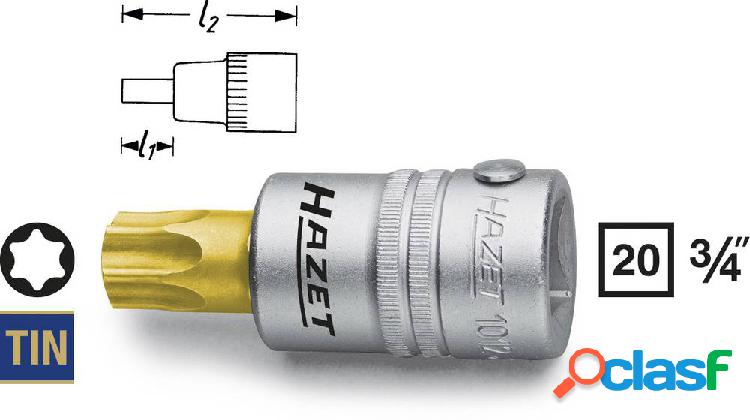 Hazet 1012-T60 TORX interno Inserto giravite a bussola T 60