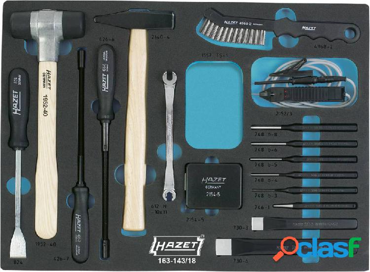 Hazet 163-143/18 Kit utensili per professionisti 17 parti