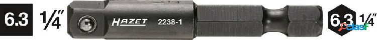 Hazet 2238-1 Raccordo per bussole Impronta (cacciavite) 1/4