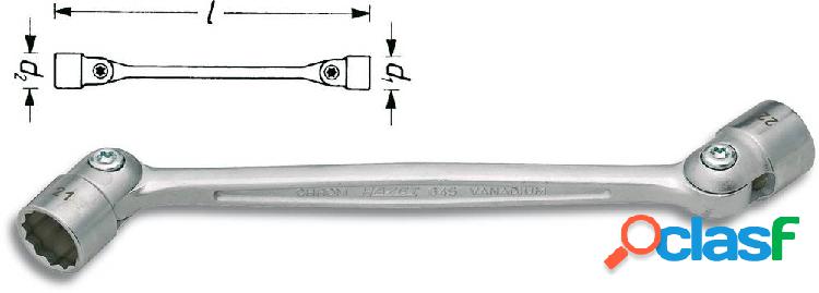 Hazet 645-10X11 Chiave a bussola con snodo 10 mm, 11 mm