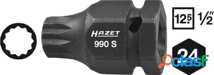 Hazet 990S-16 Multidente XZN Inserto a bussola Impact 16 mm