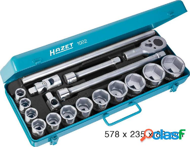 Hazet Kit di chiavi a bussola metrico 3/4 (20 mm) 18 parti