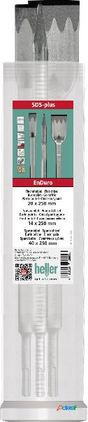 Heller 28814 9 Enduro Kit scalpelli 3 parti SDS-Plus 1 pz.