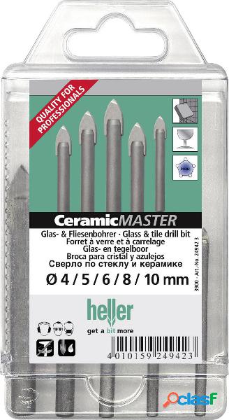Heller QuickBit® CeramicMaster 24942 Kit punte da vetro e