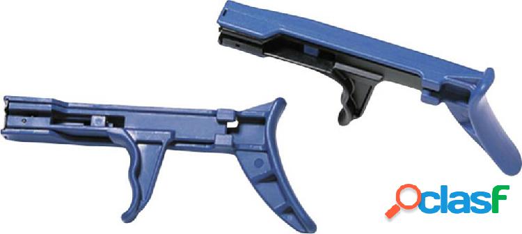 HellermannTyton MK21 Pinza per fascette fermacavi Blu, Nero