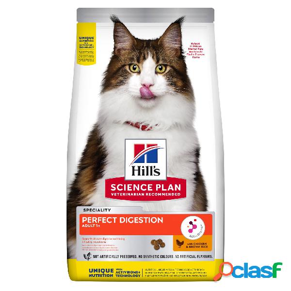 Hill's Science Plan Perfect Digestion Cat Adult 1+ con Pollo