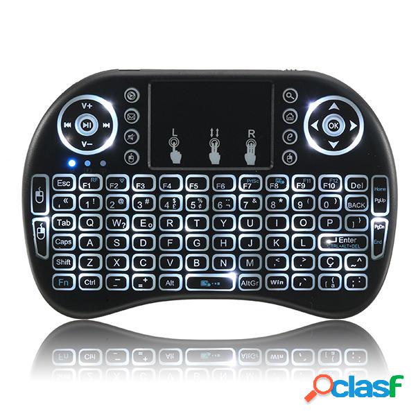 I8 Telecomando mini tastiera touchpad portoghese