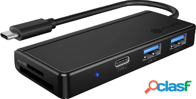 ICY BOX 60796 Mini Dockingstation USB-C™ Adatto per