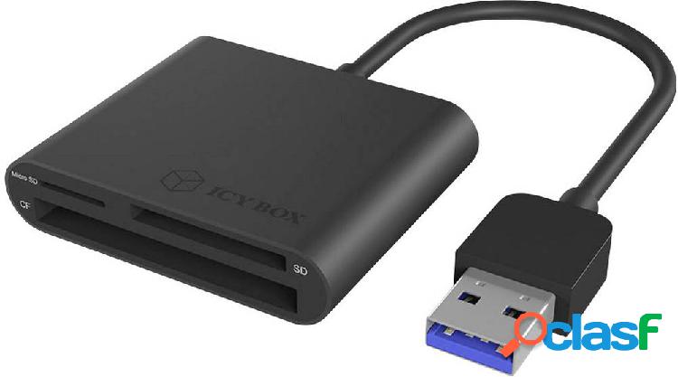 ICY BOX Lettore schede di memoria esterno USB 3.2 Gen 1 (USB